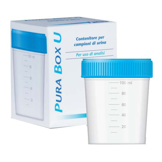 Contenitore per urina pura box u 120ml