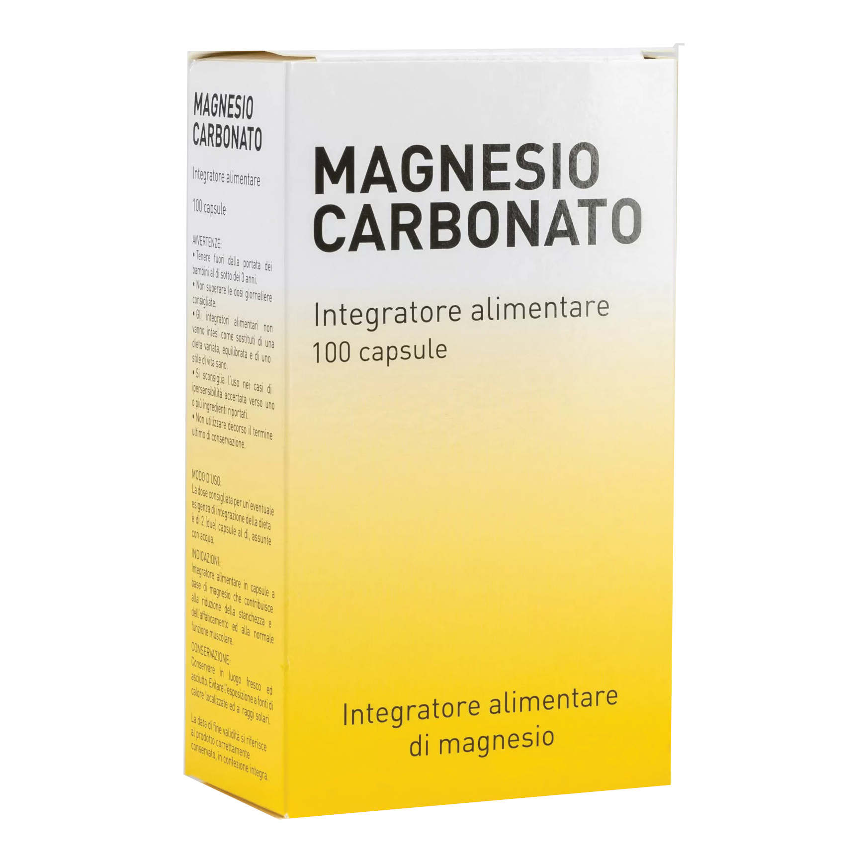 Magnesio carbonato 100 capsule