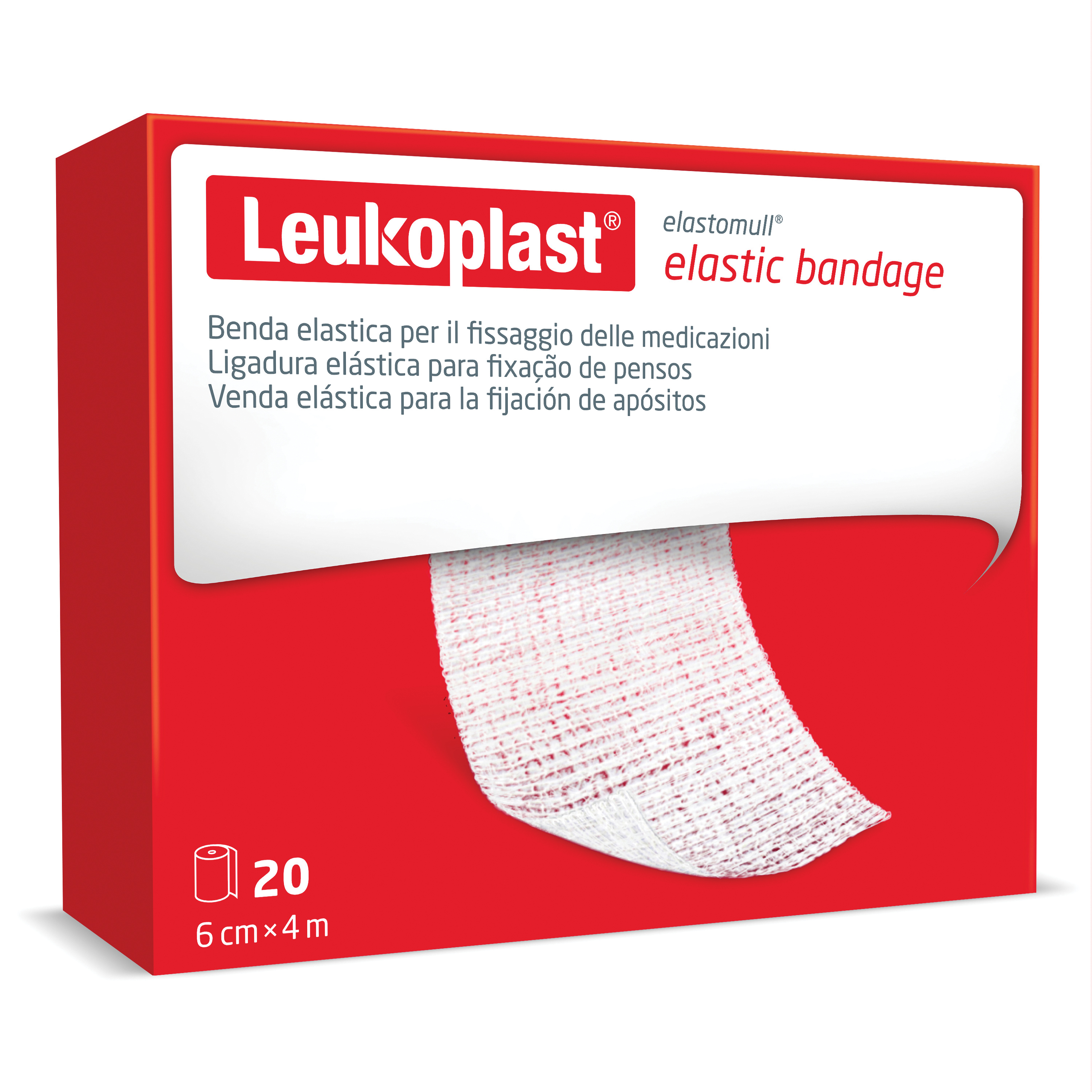 Elastomull Benda Elastica 6 cm x 4 m