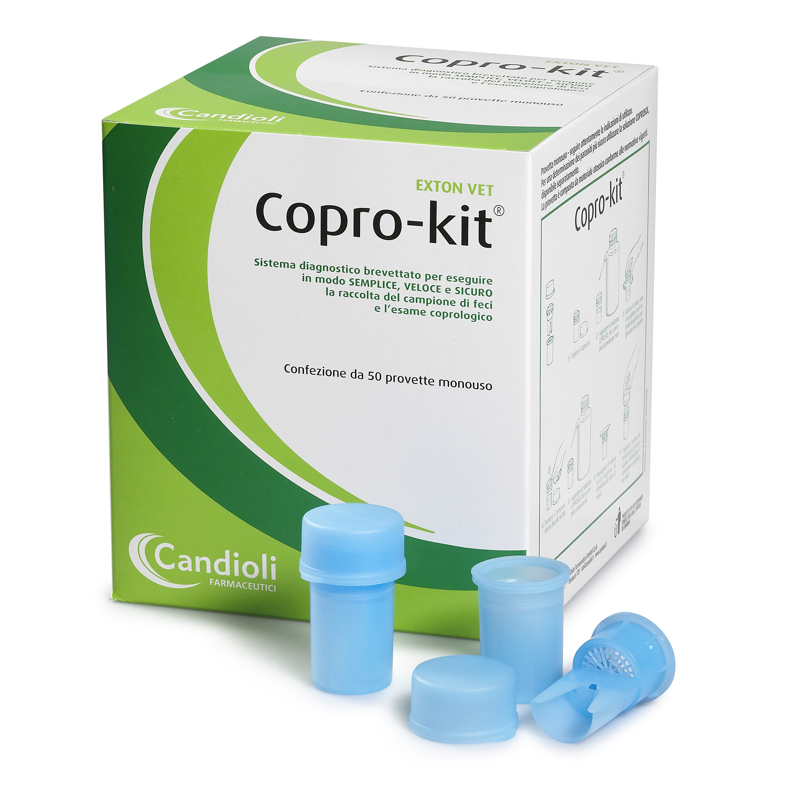COPRO KIT 50 TEST ANALISI FECI