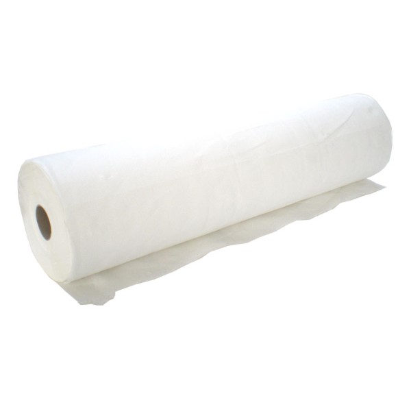 Rullo di carta per lettino doppio velo bianco 70x0,6m