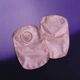 Sacca colostomia a fondo chiuso opaca con filtro incorporato e rivestimento in tessuto consecura 45mm 30 pezzi