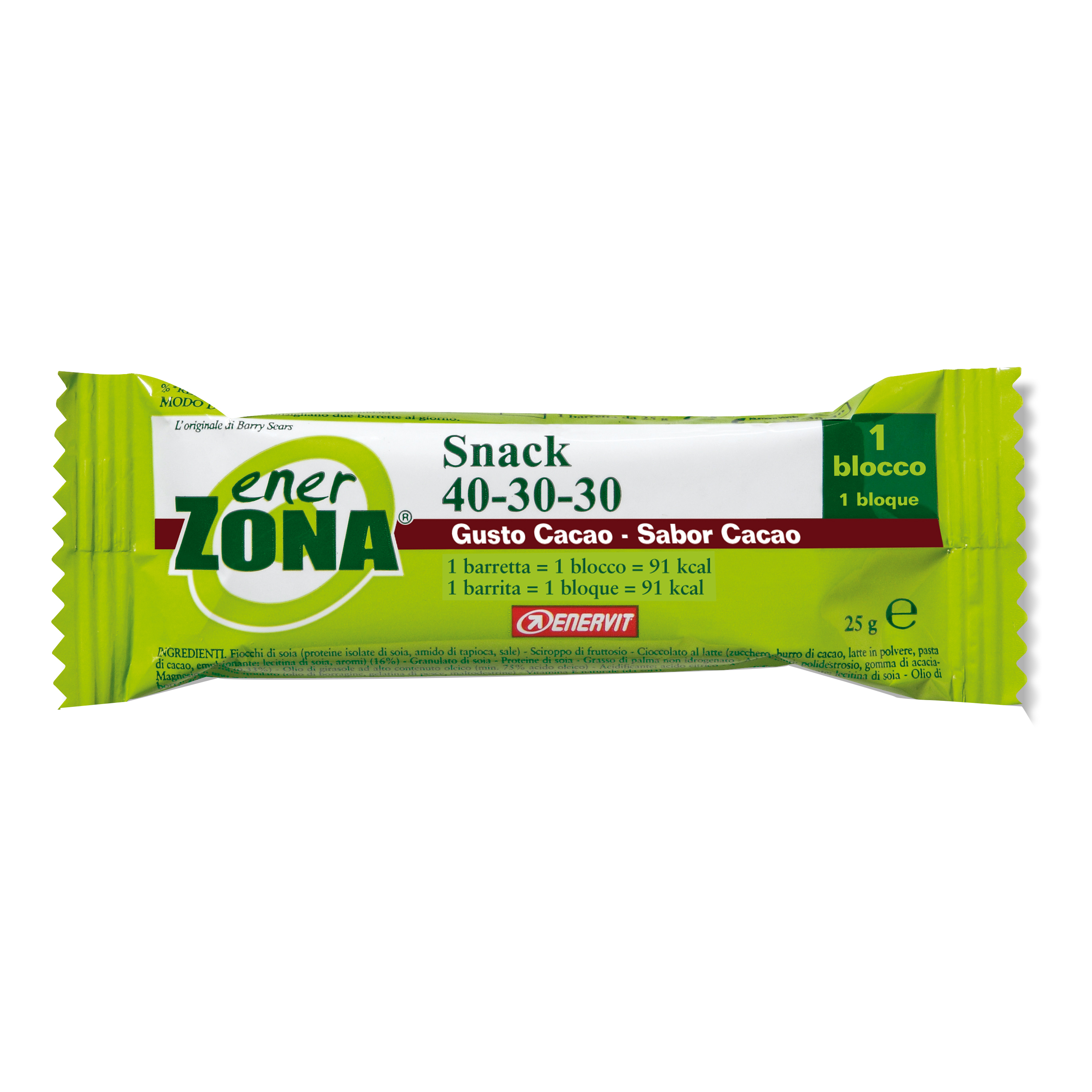 Enerzona Snack Cioccolato 1 Bar