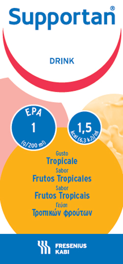 Supportan Drink Frutti Tropicali 4 Flaconi X 200 Ml-image