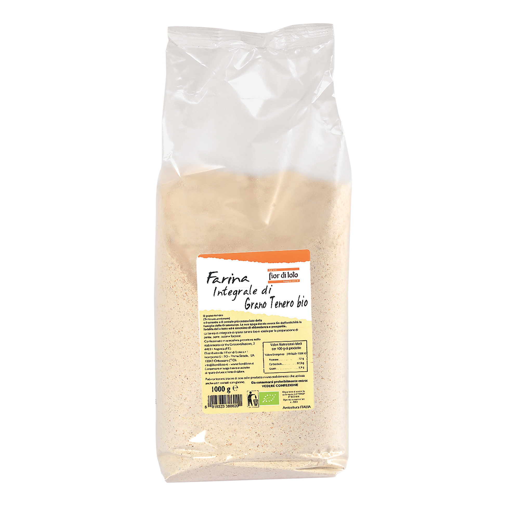 Farina Integrale Di Grano Tenero 1 Kg