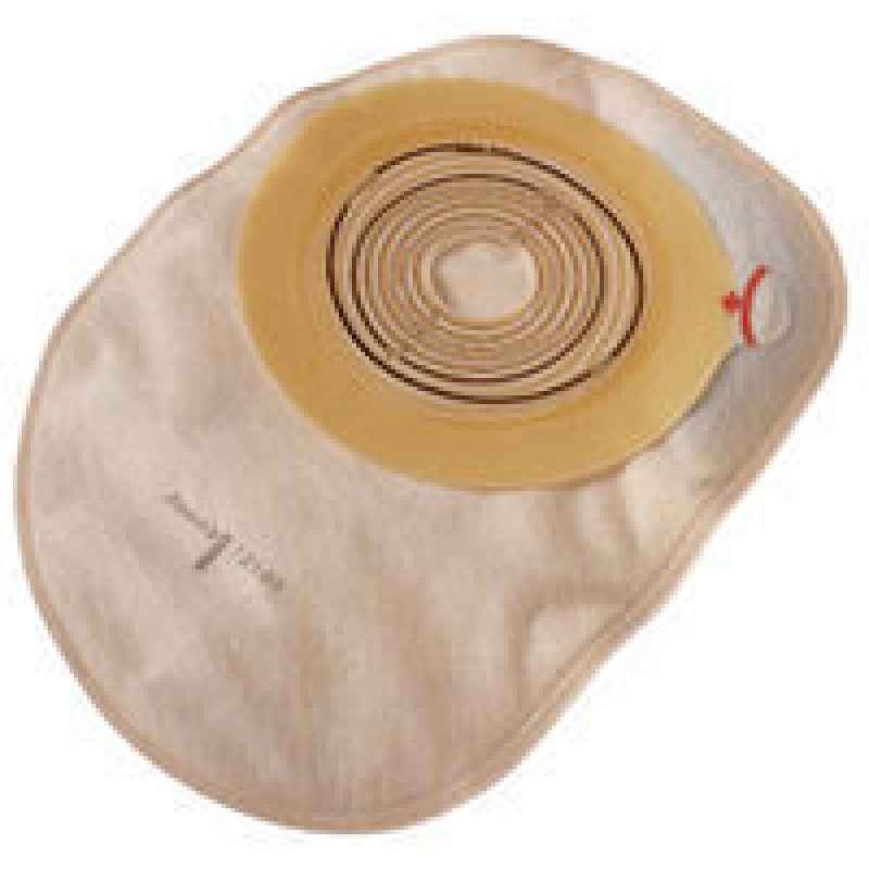 Sacca per colostomia chiusa opaca alterna sistema monopezzo foro ritagliabile 20/55mm capacita' mini 170ml 30 pezzi articolo 5766