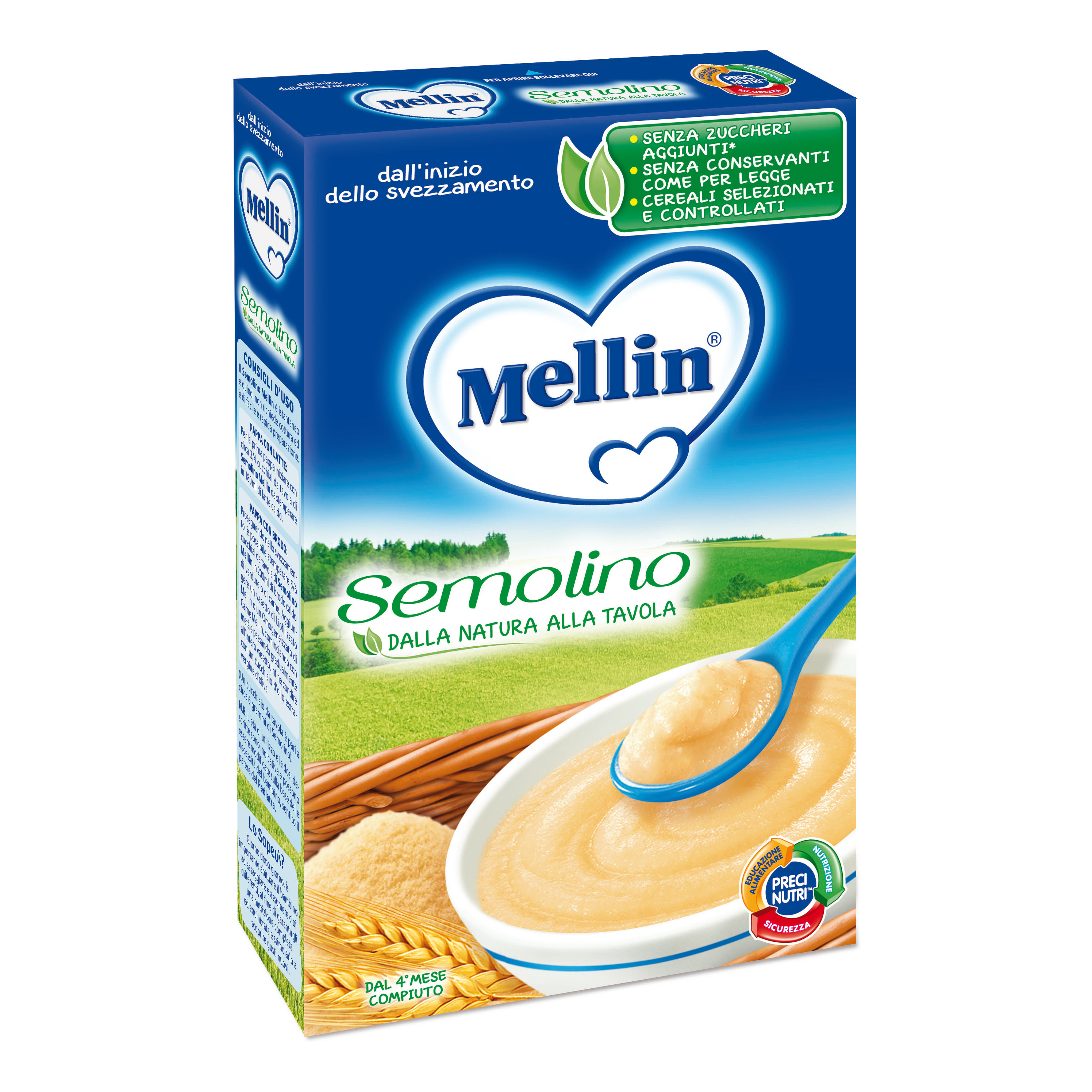 Mellin semolino 250g nf