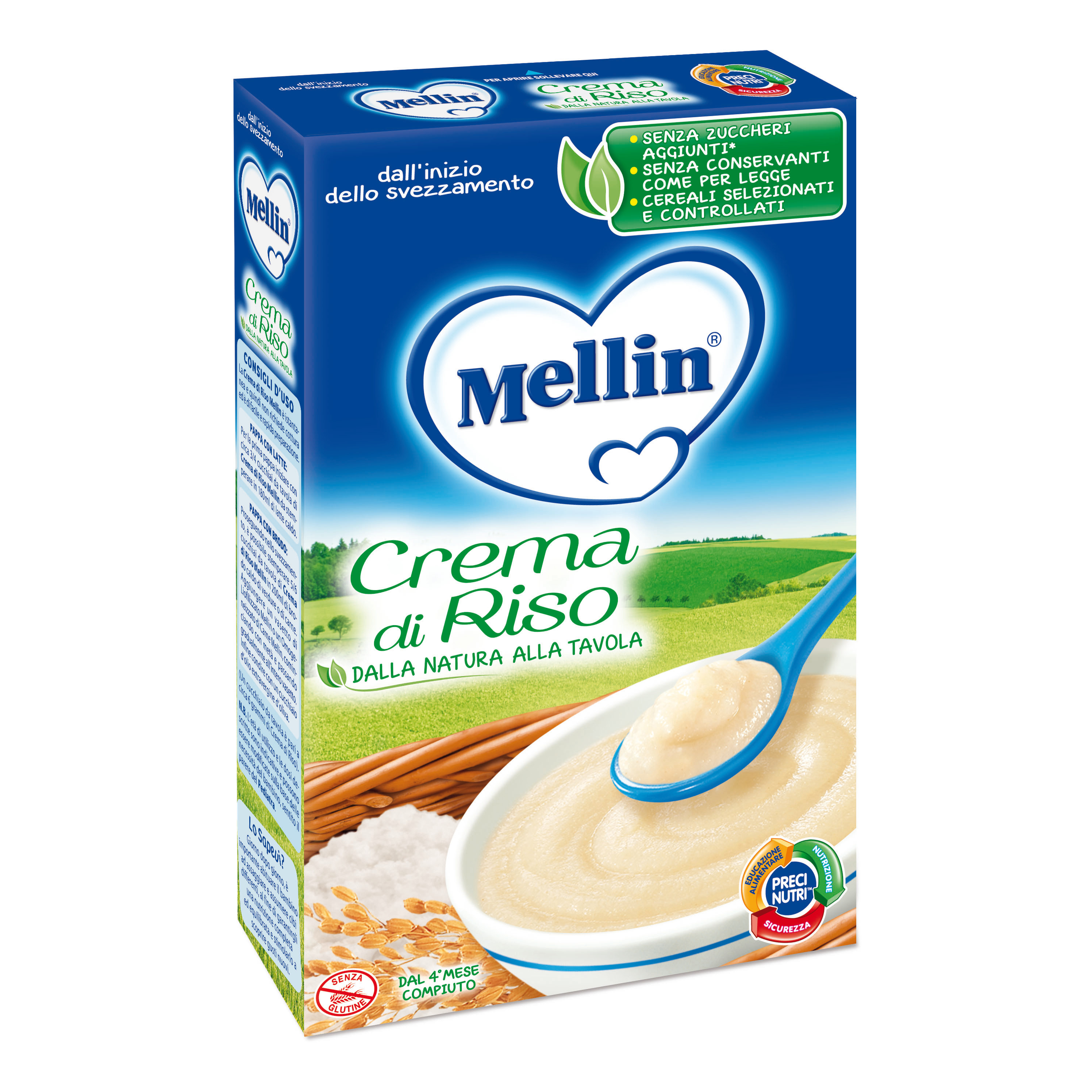 Mellin crema riso 250g nf