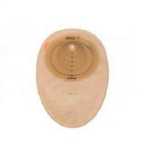 Placca per colo/ileo e urostomia autoportante flangia semovente a spessore ridotto nova 2 ritagliabile 43mm 5 pezzi