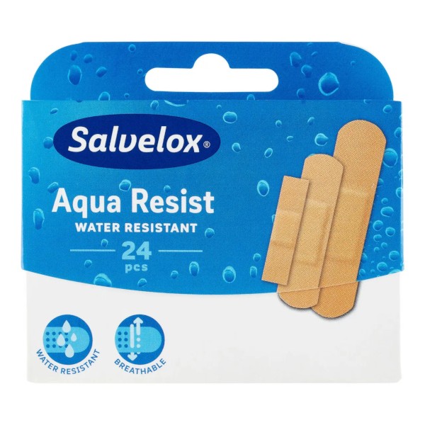 Cerotto pronto salvelox waterproof assortite 24 pezzi
