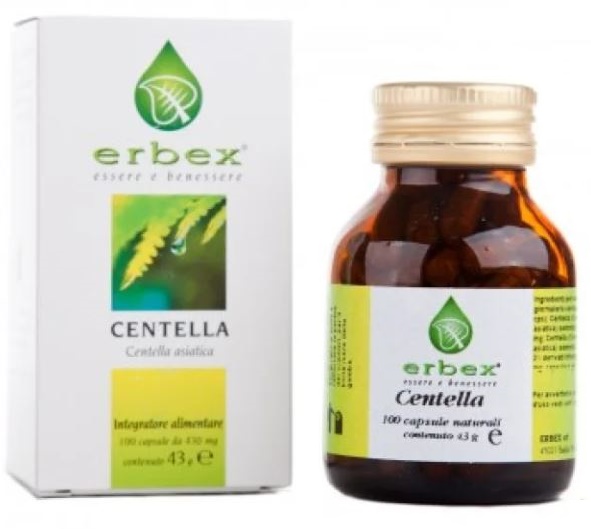 Centella 100capsule 430mg Erbex