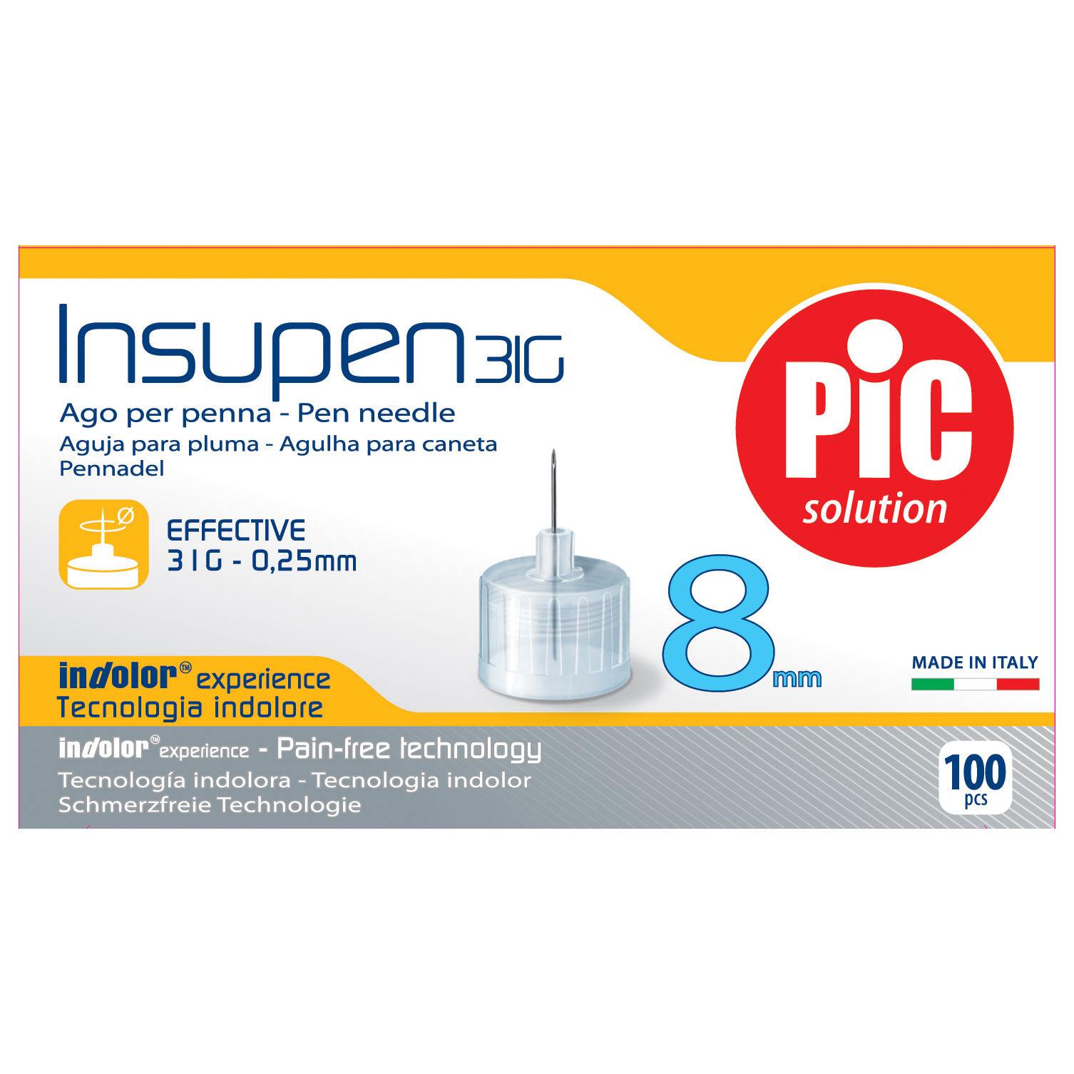Ago Penna Pic 31g 8mm 100pezzi