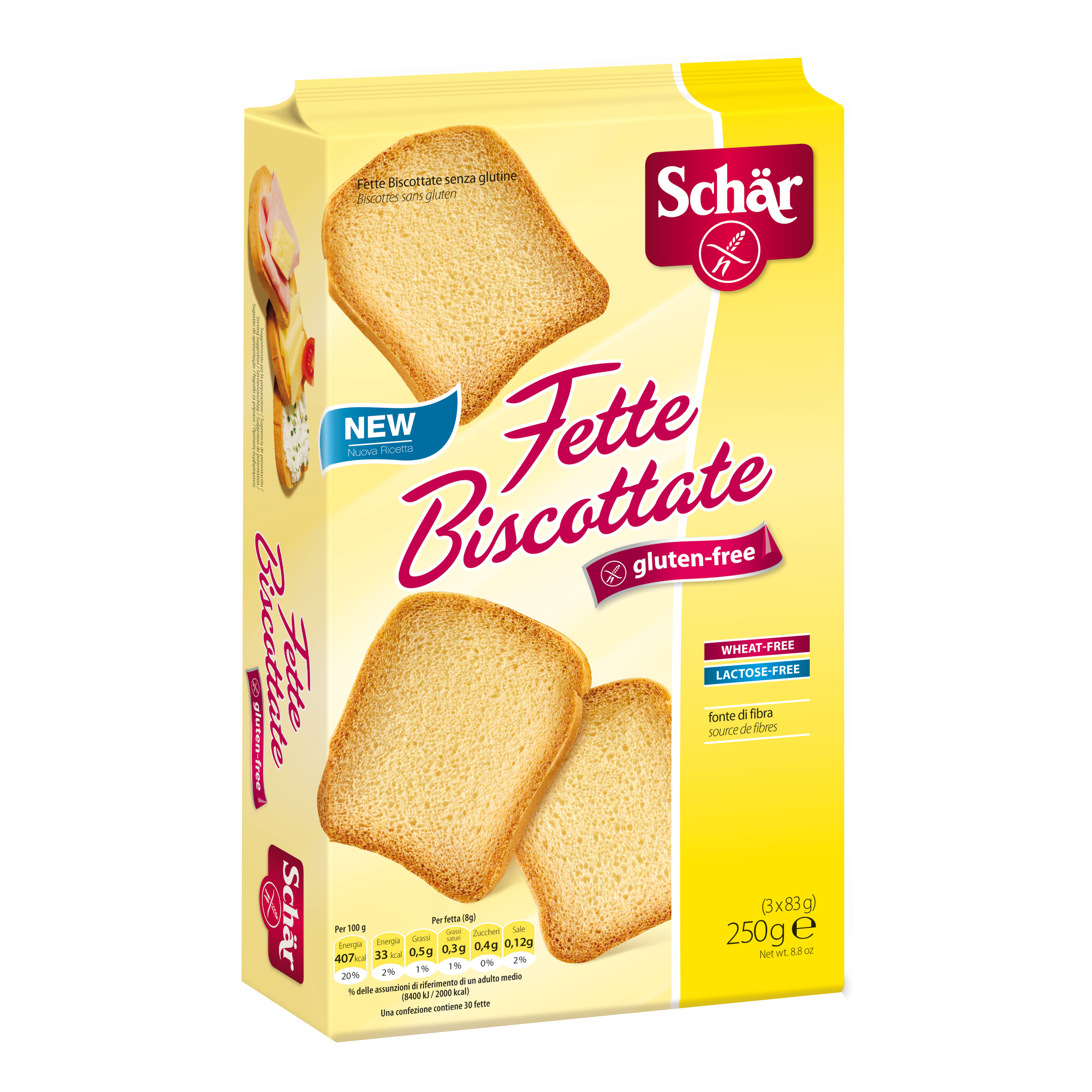Schar Fette Biscottate Senza Glutine 250g