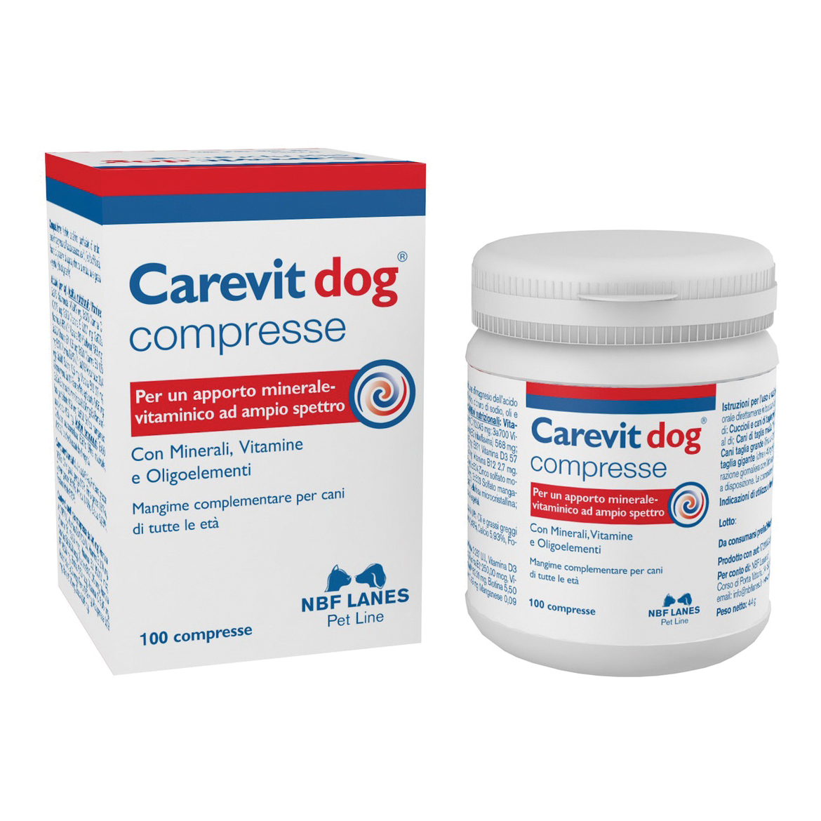 Carevit Dog Cane 100 Compresse