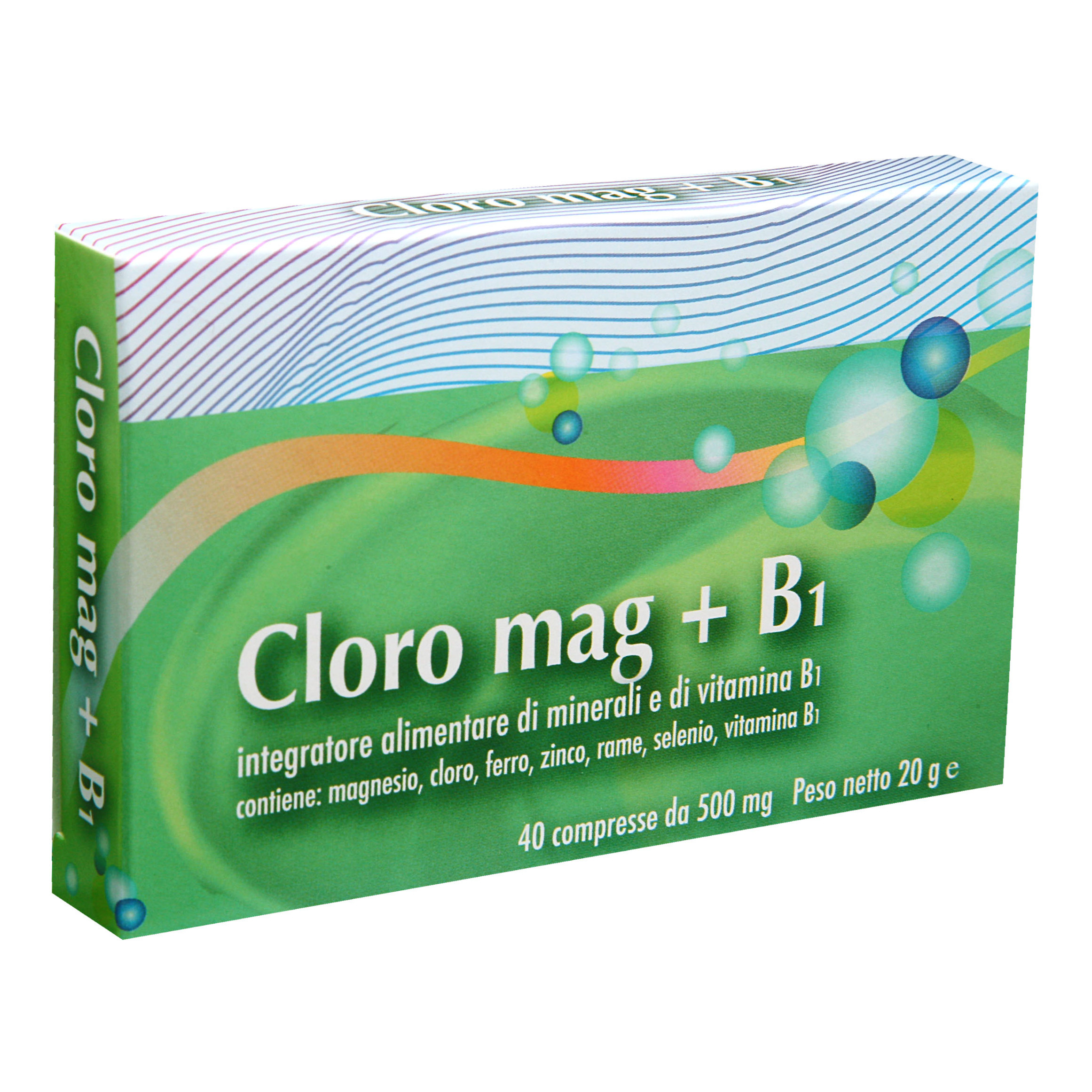 Cloro magnesio + b1 40 compresse