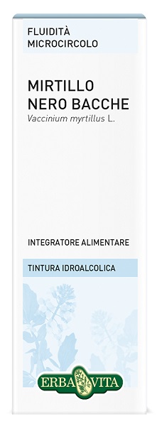 Mirtillo nero bacche tintura idroalcolica 50 ml ebv