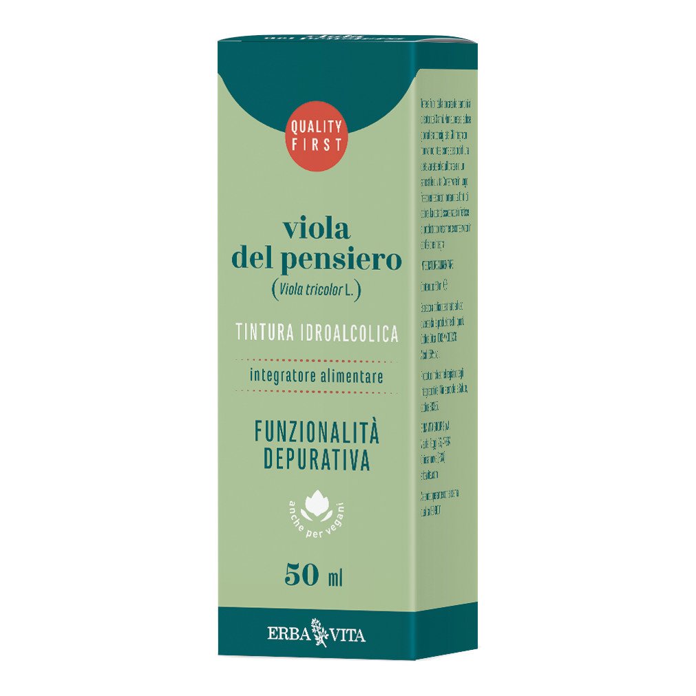 Viola del pensiero fiori tintura idroalcolica 50 ml ebv