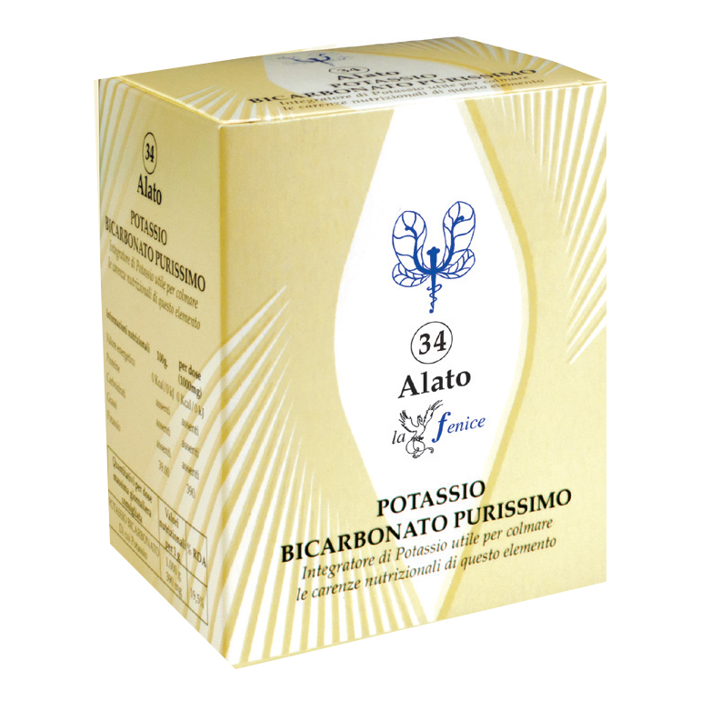 Alato 34 50 bustine da 1 g potassio bicarbonato