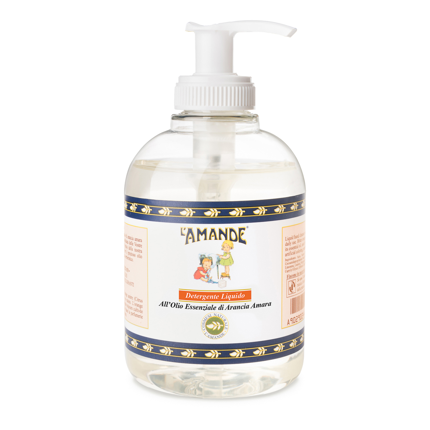 L'amande marseille detergente liquido oli essenziali arancia amara 300 ml