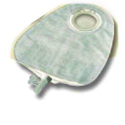 Sacca per urostomia ricoperta in tessuto non tessuto bianco con valvola di scarico a scomparsa alterna mio uro multichamber sistema a 2 pezzi foro 50mm capacita' midi 390 30 pezzi