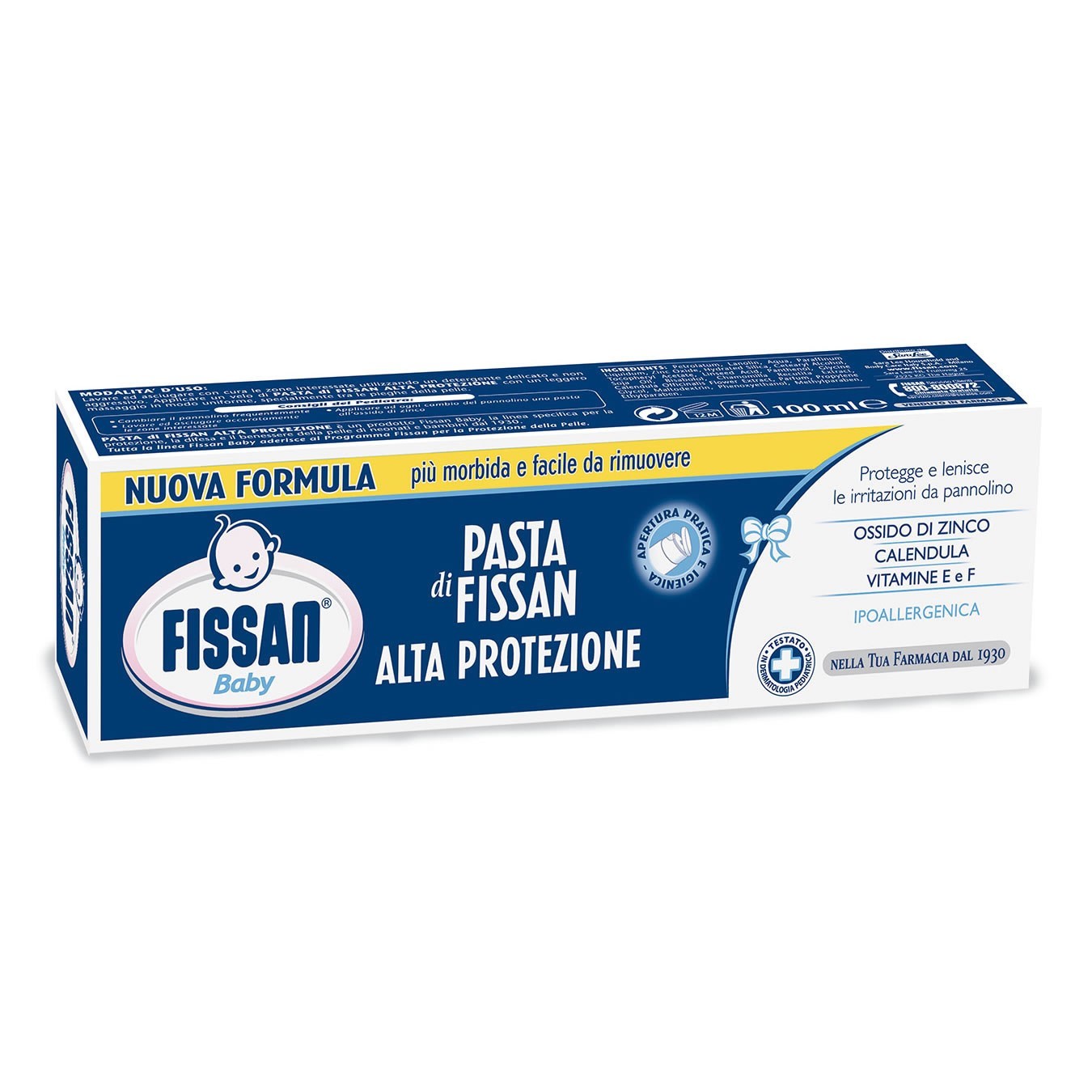 Fissan pasta alta protezione con vitamine e ed f 100 ml