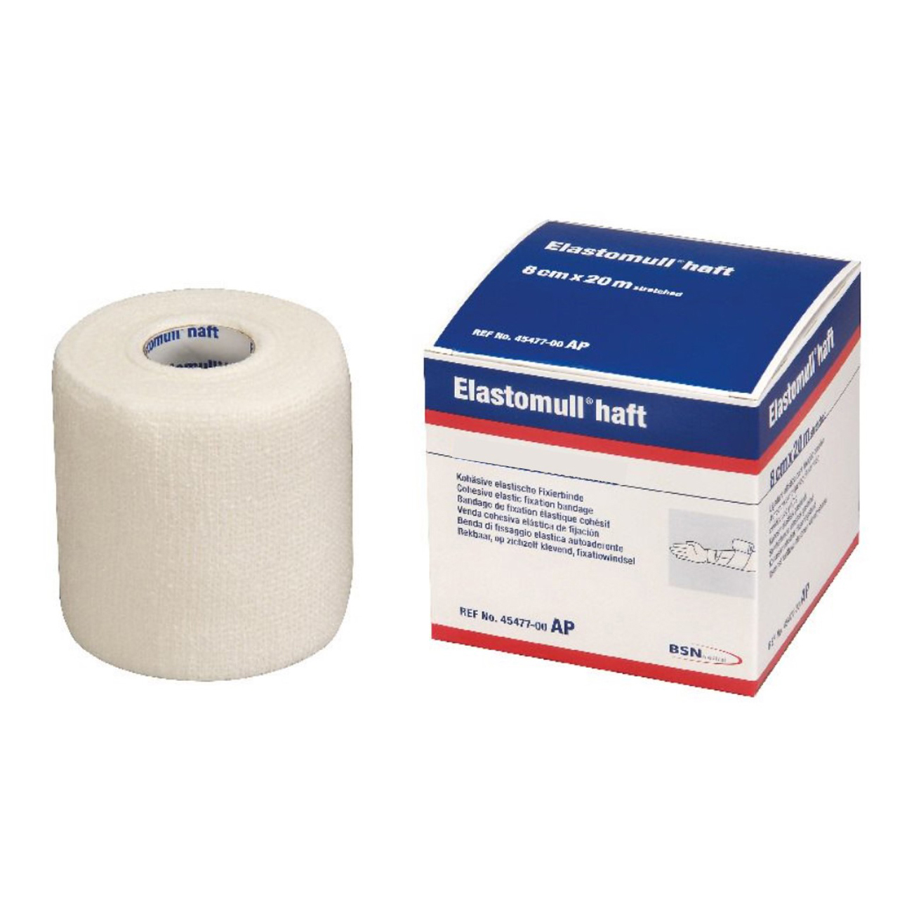 Elastomull Benda Elastica Autoadesiva Haft Compressione Forte Cm10x20m Mutua