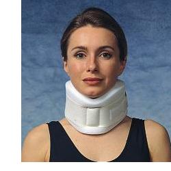 Collare Cervicale In Gommapiuma Cervicol Colore Blu Da 6 Cm Taglia Large