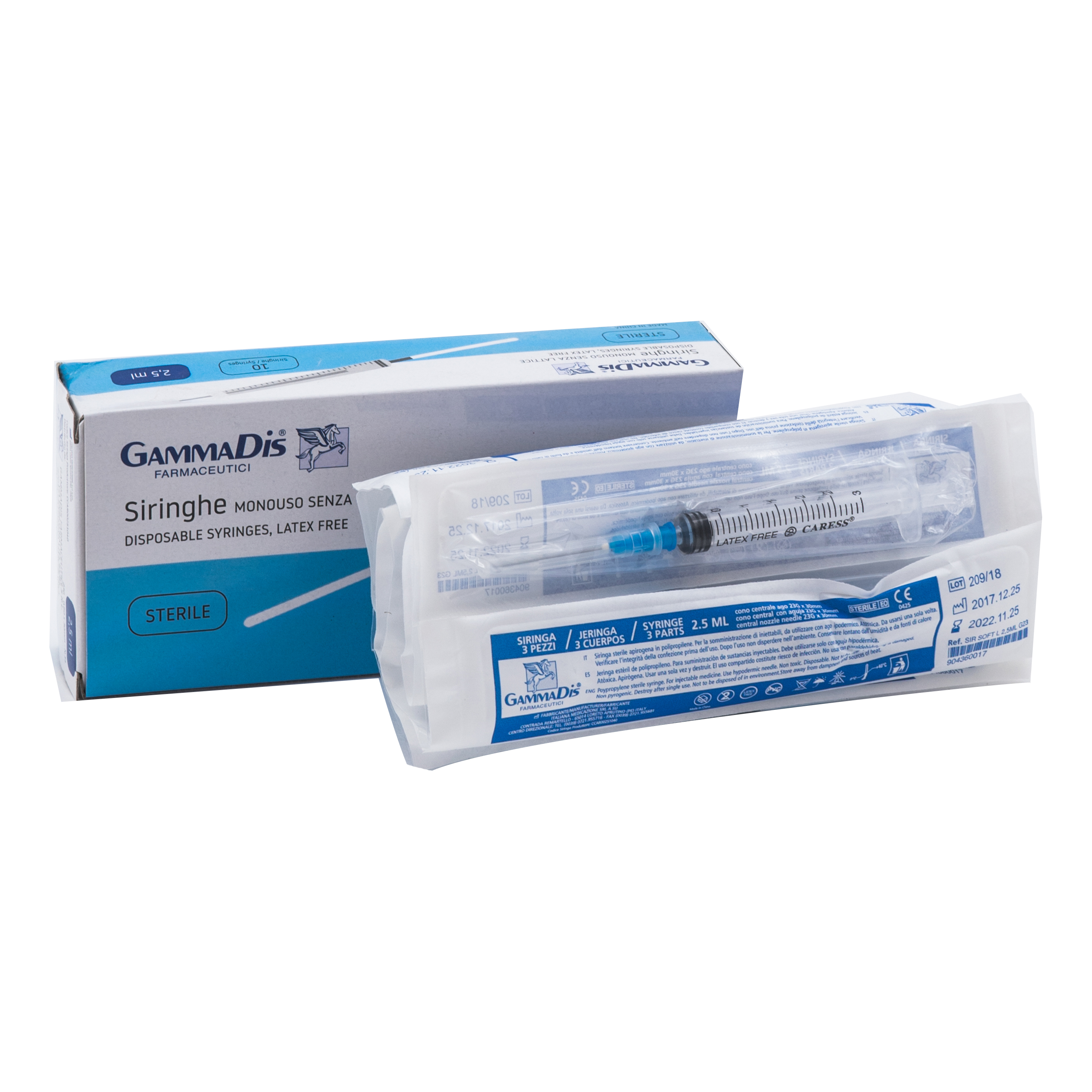 Sir.soft 2,5ml 23g 10pezzi Gammad