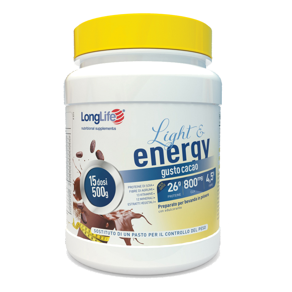 Longlife light &amp; energy cacao 500 g