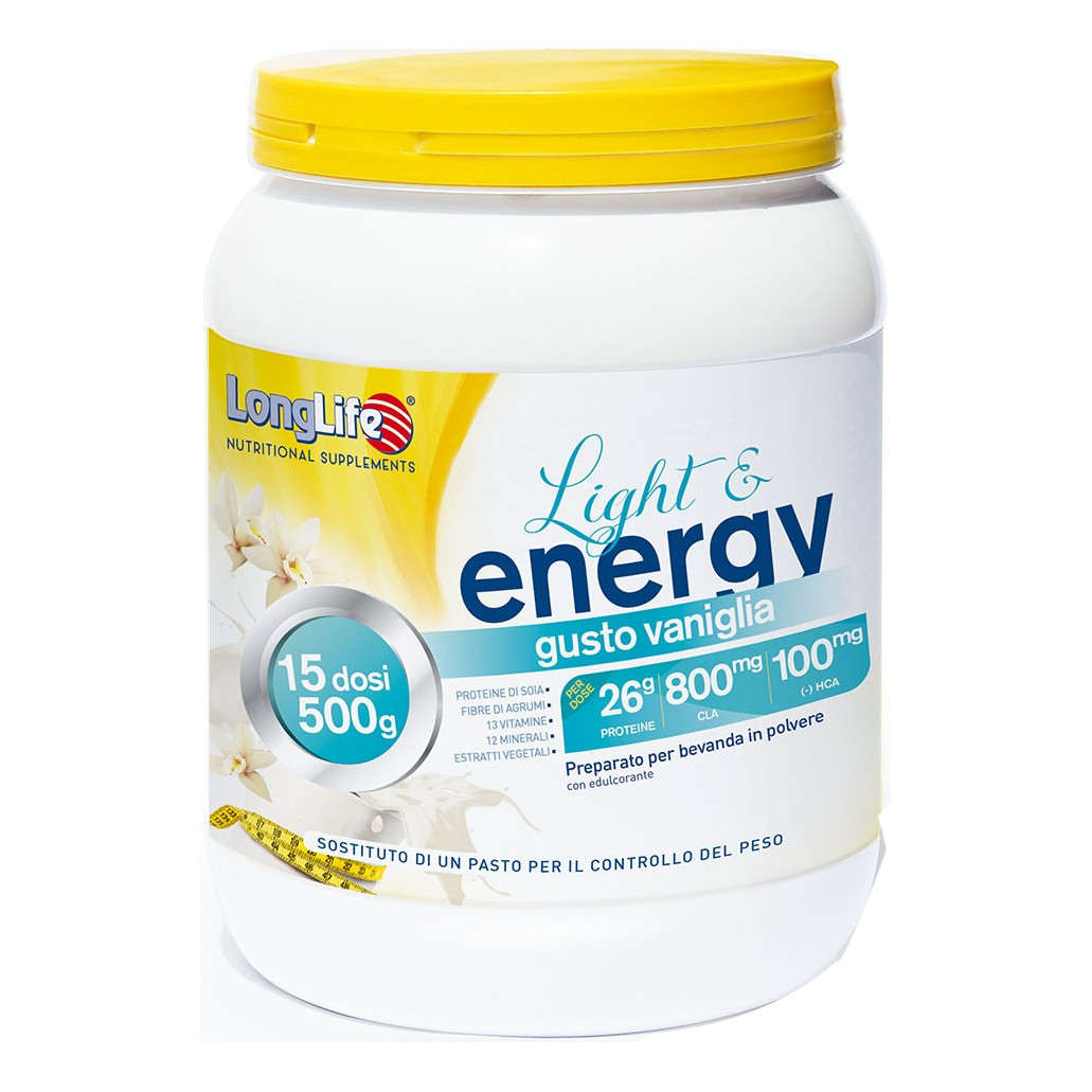Longlife light &amp; energy vaniglia 500 g