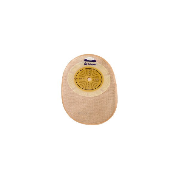 Sacca per colostomia chiusa ricoperta in tessuto non tessuto 25mm misura midi 340ml articolo 15452 30 pezzi