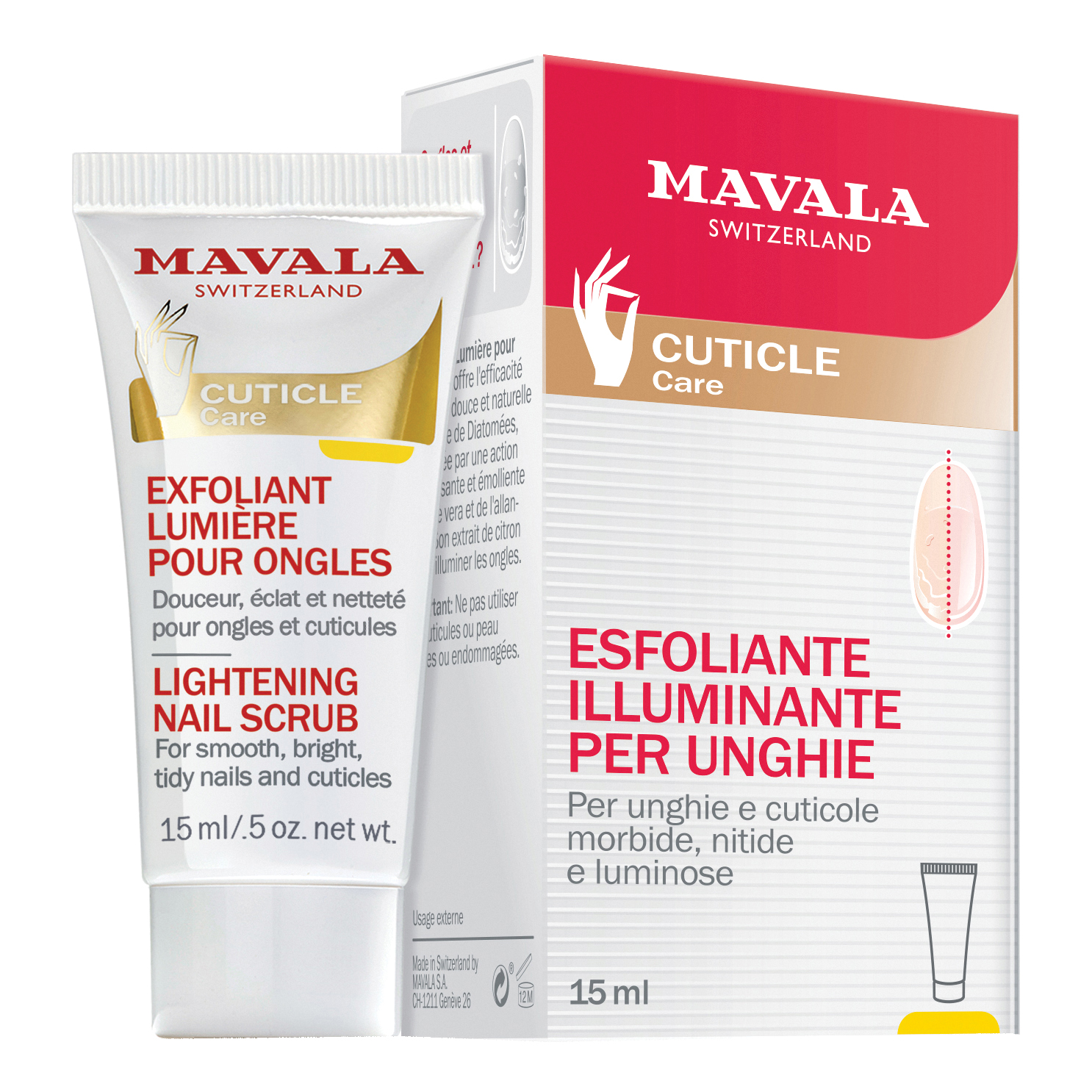 Mavala masque exfoliant lumier