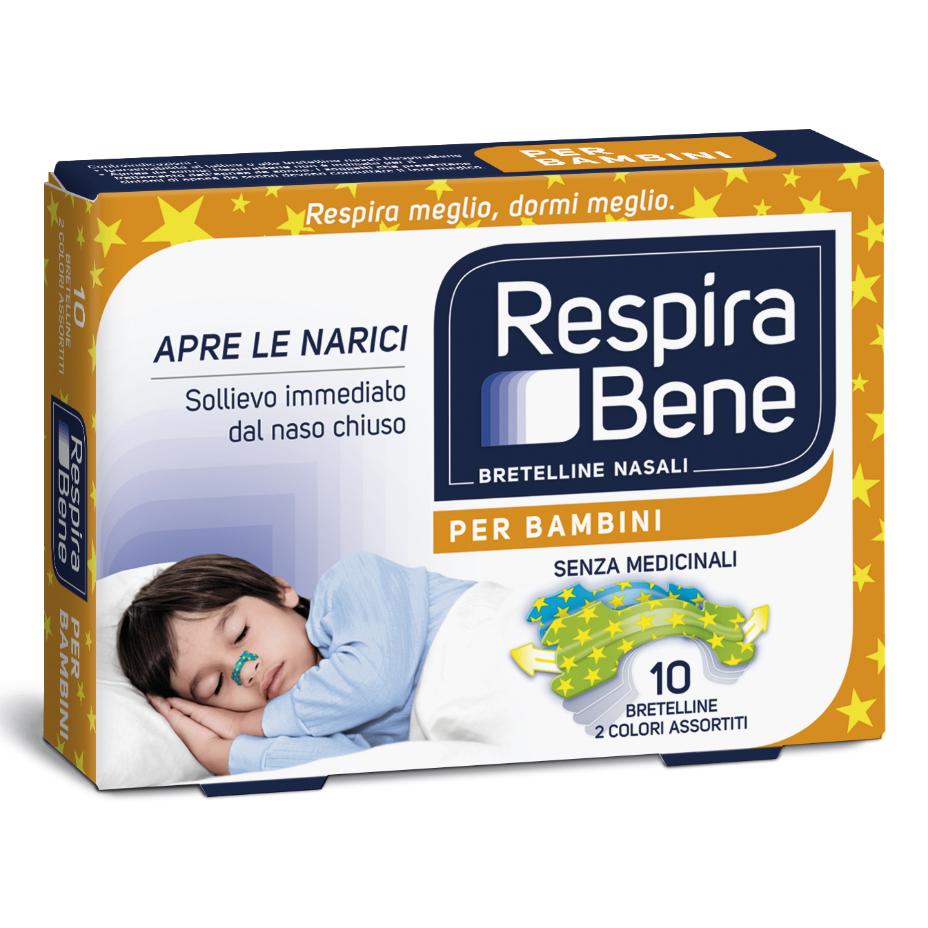 Respirabene Cerotto Nasale Bambino 10pezzi