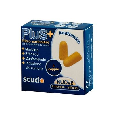 Earplug scudo plus 6 coppie