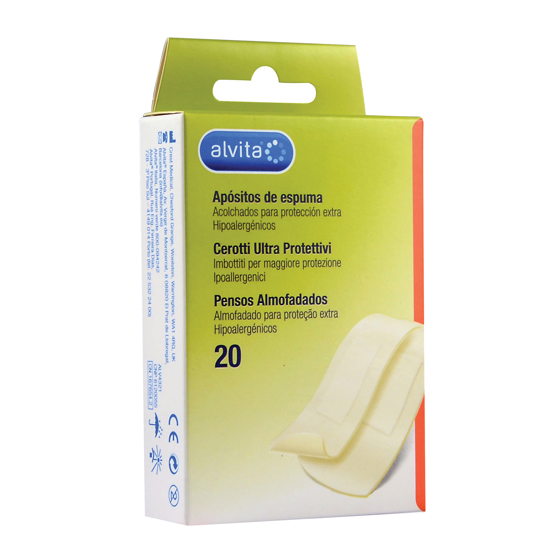 Alvita Cerotti Ultra Protettivi Imbottiti 20 Pezzi Assortiti