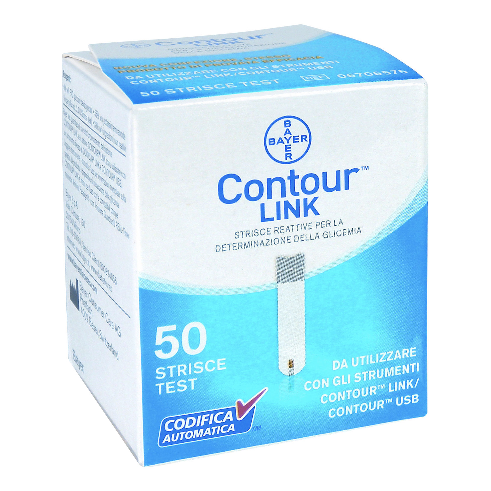 Contour link glicemia 50str