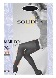 Marilyn 70 opaco calza autoreggente nero 2