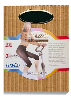 Magic Fitness Tutore Micro Massage Nero Taglia 3-ML-image