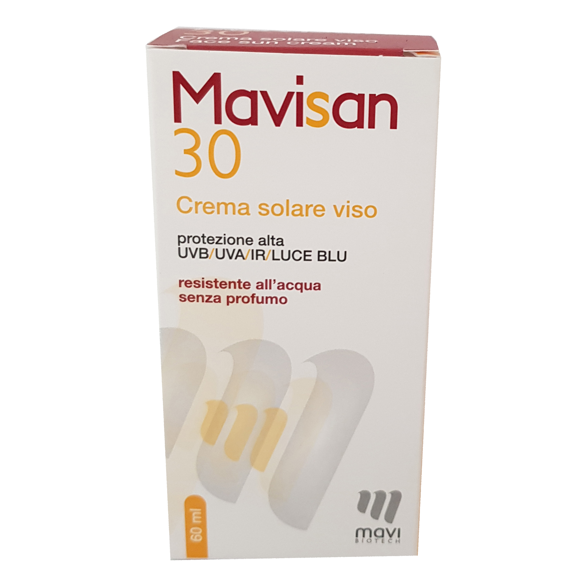 Mavisan 30 Crema Solare Viso 60 ml