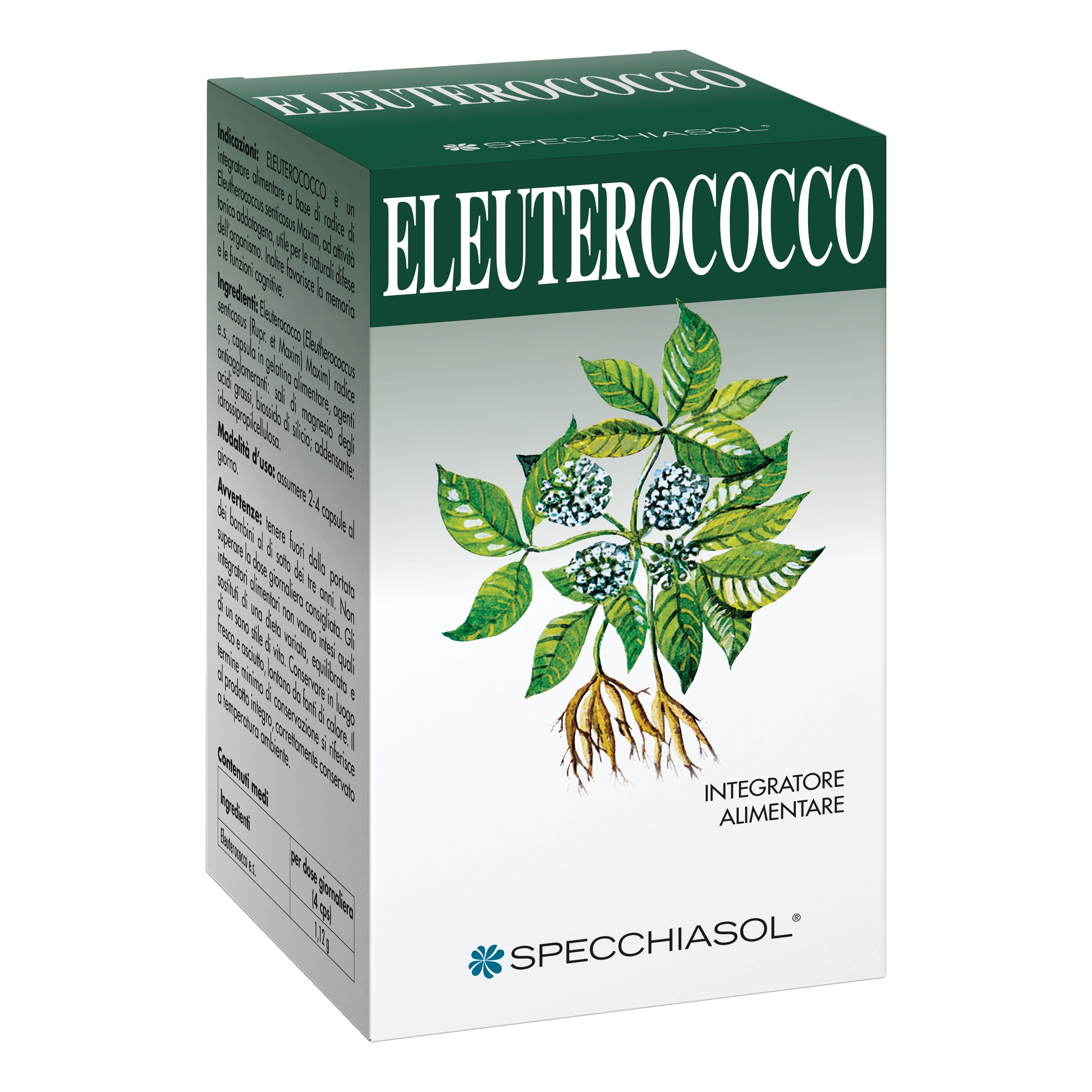 Eleuterococco erbe 80 capsule