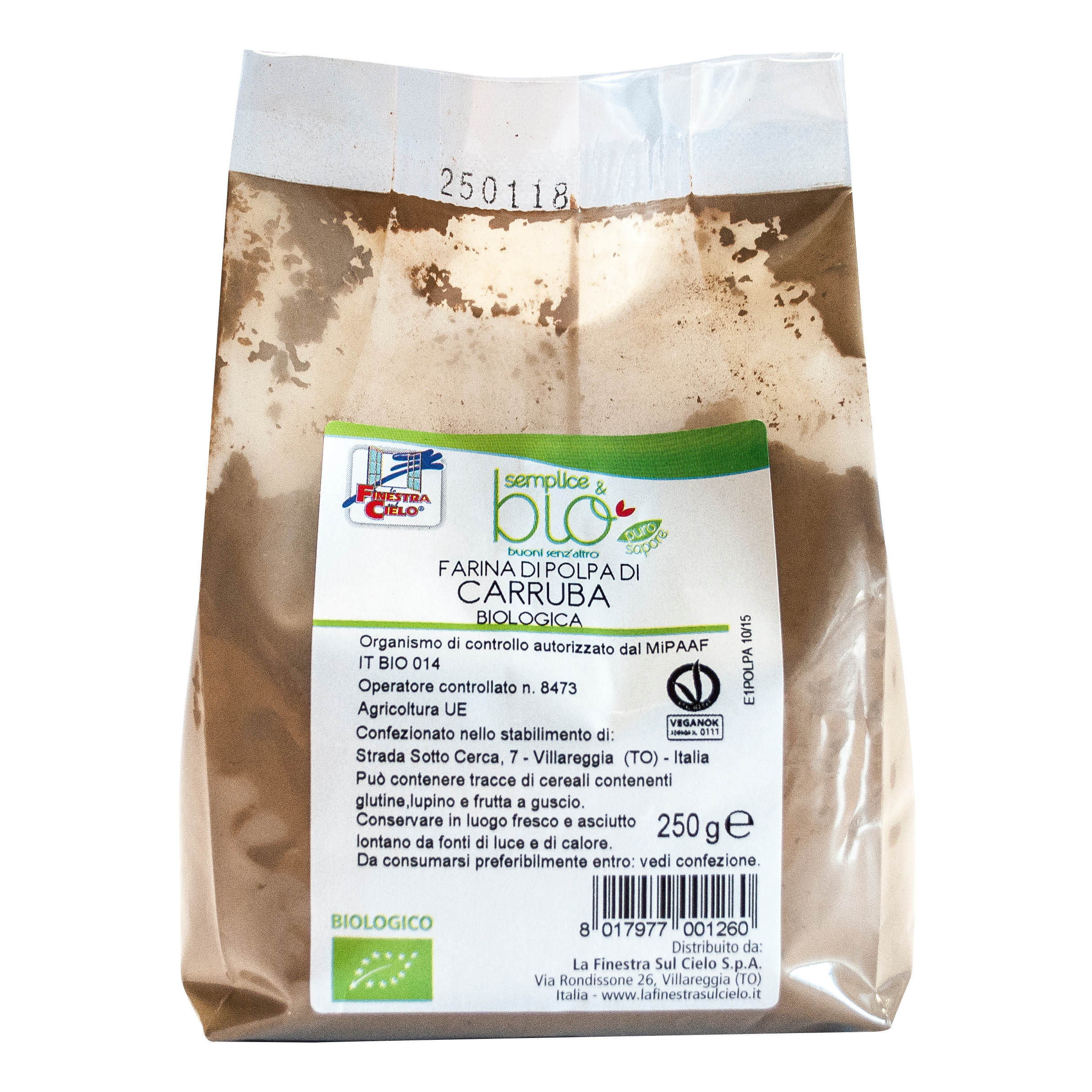 Fsc polpa carruba 250g