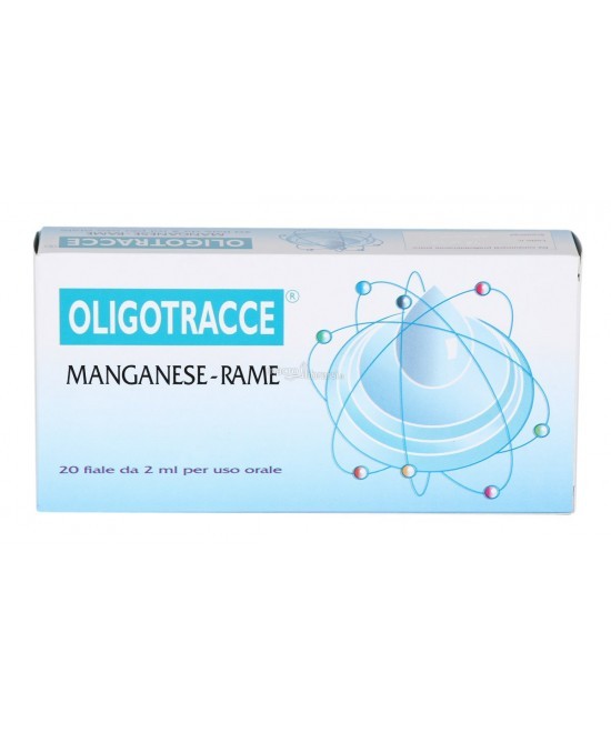 Oligotracce manganese rame 20 fiale 2 ml