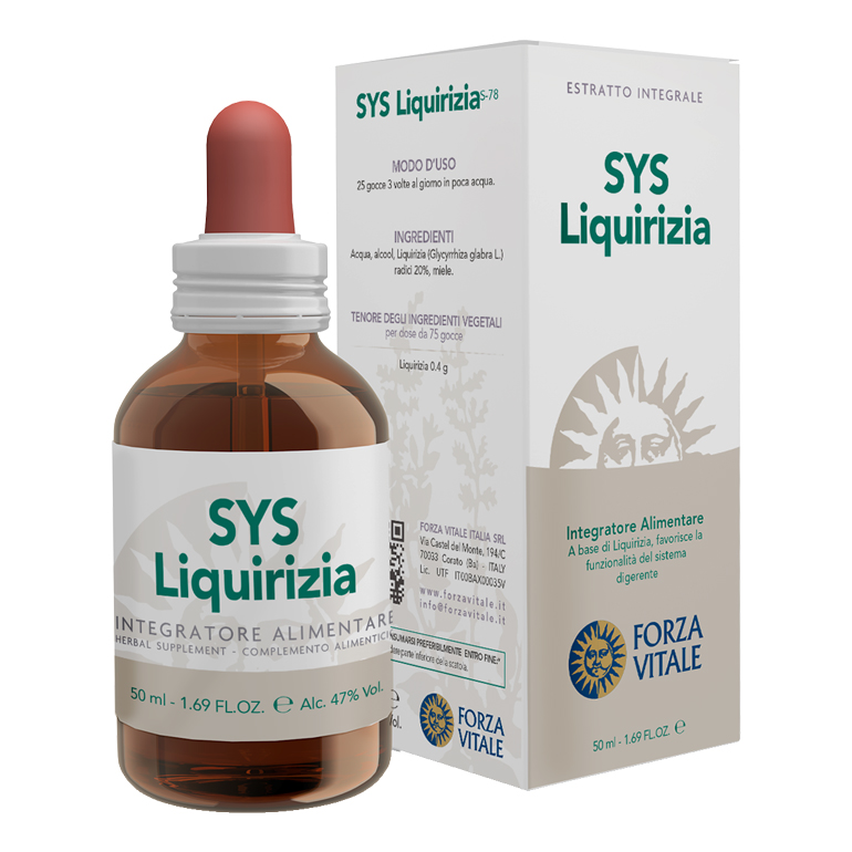 Forza Vitale Italia Srl Sys Liquirizia Gocce 50 Ml
