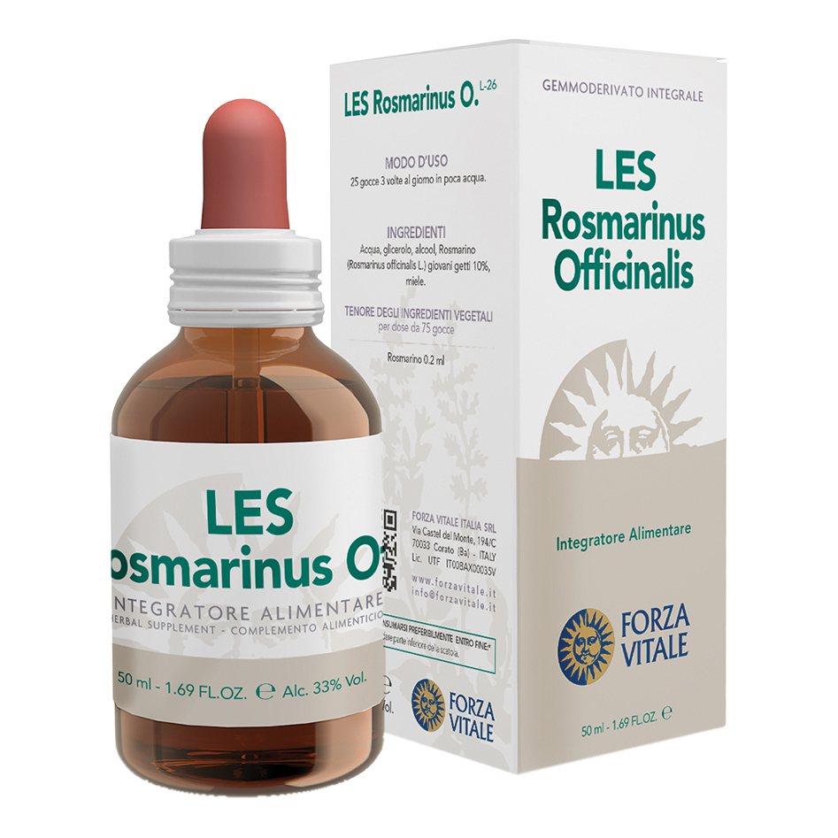 Forza Vitale Italia Srl Les Rosmarino Officinalis Gocce 50 Ml