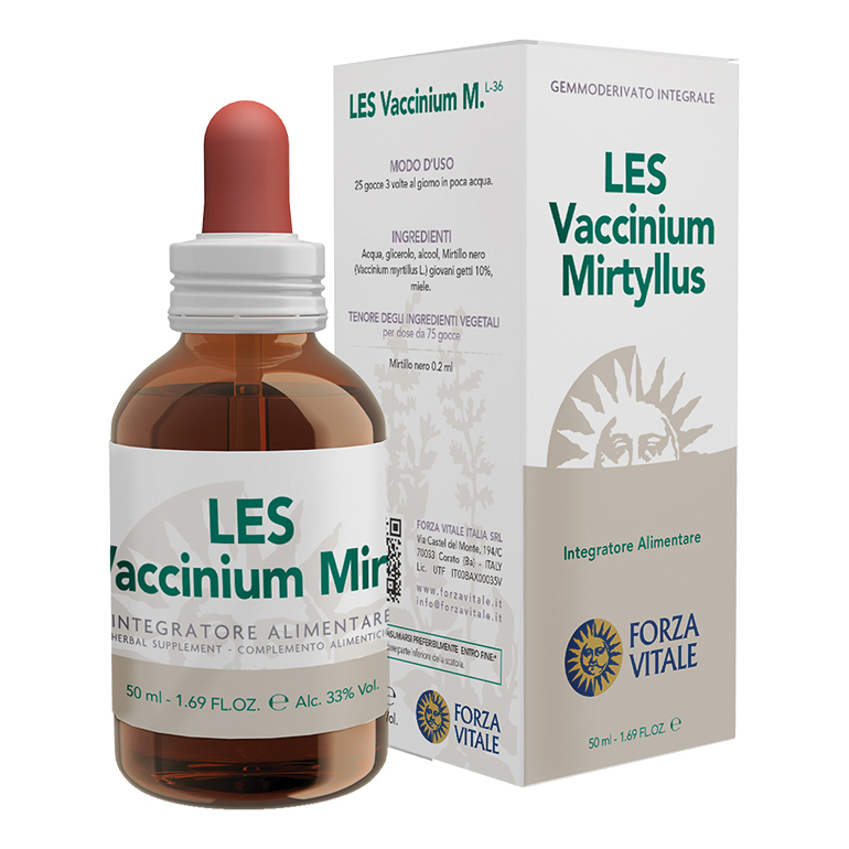 Forza Vitale Nero Les Vaccinium Myrtillus Gocce 50 Ml - Immagine 5