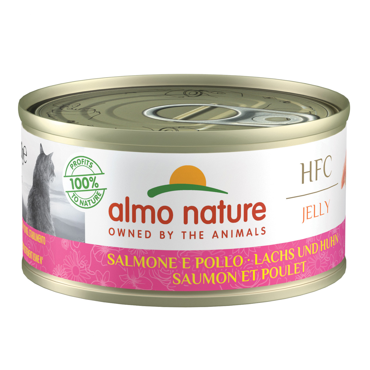 Almo nature cat salmone pollo 70 g