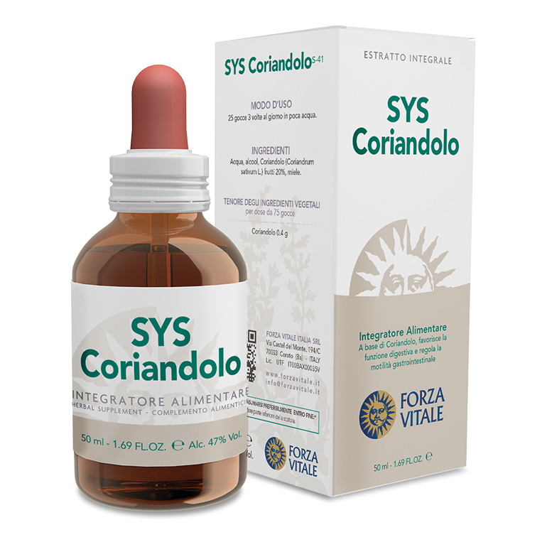 Forza Vitale Italia Srl Sys Coriandolo Gocce 50Ml Fvt