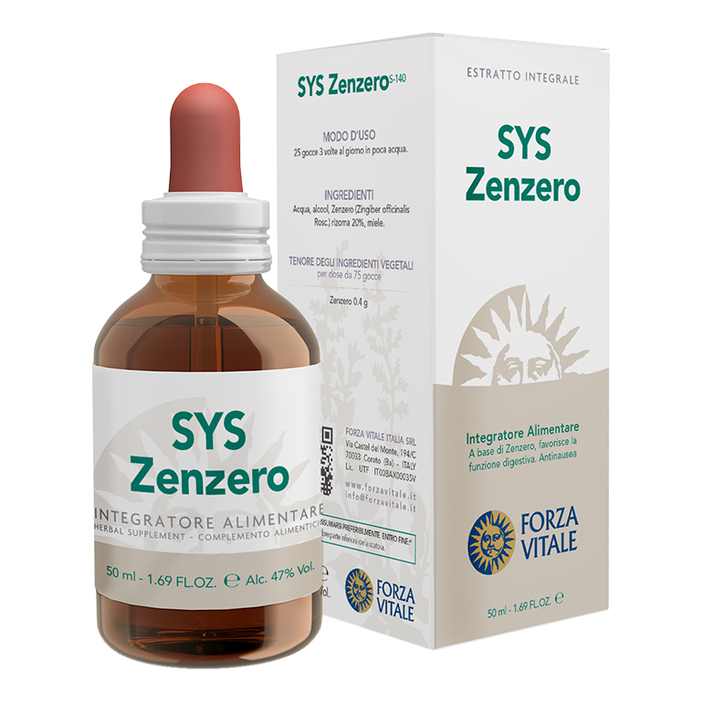 Sys zenzero gocce 50ml