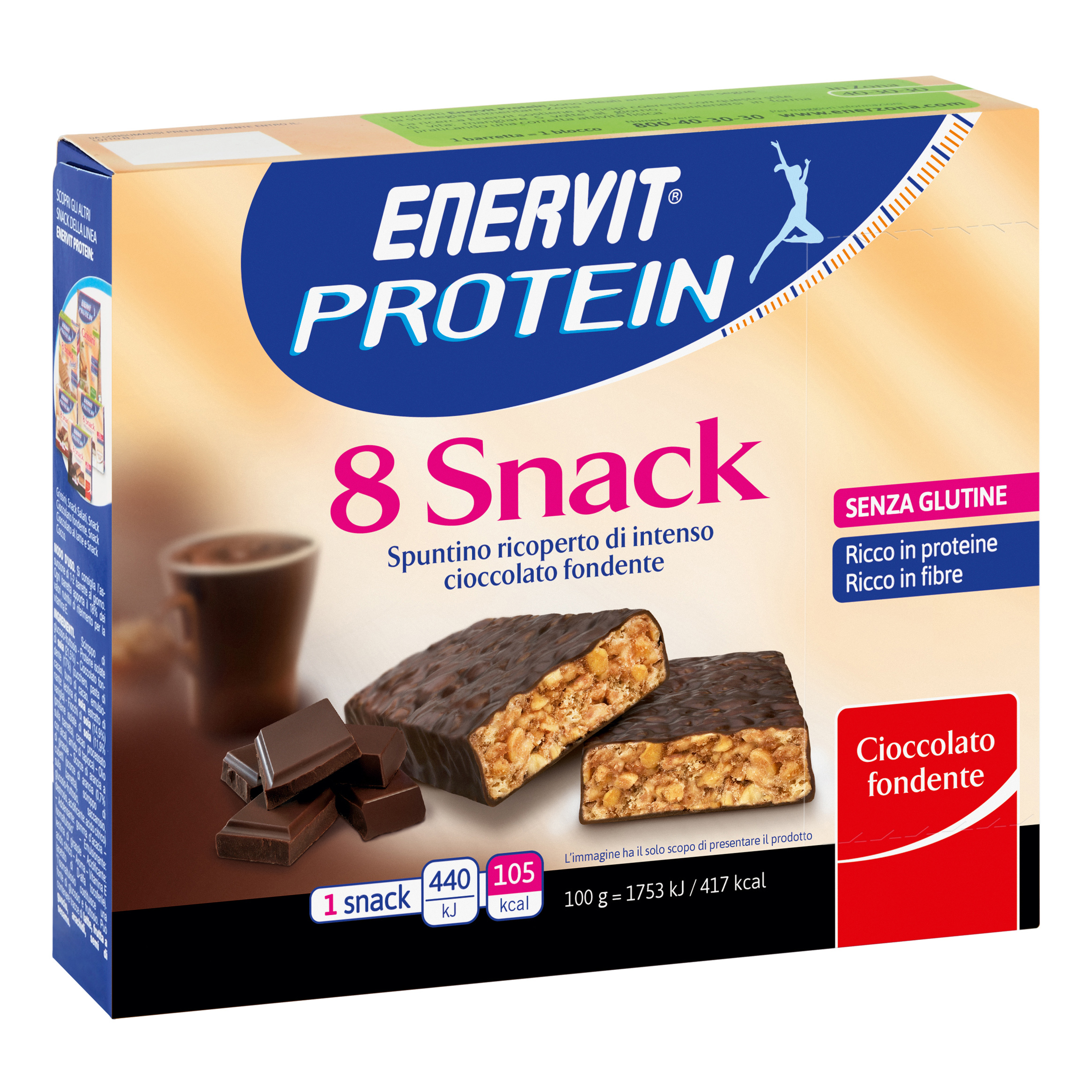 Enervit Pronto Snack Cioccolato 8 Pezzi