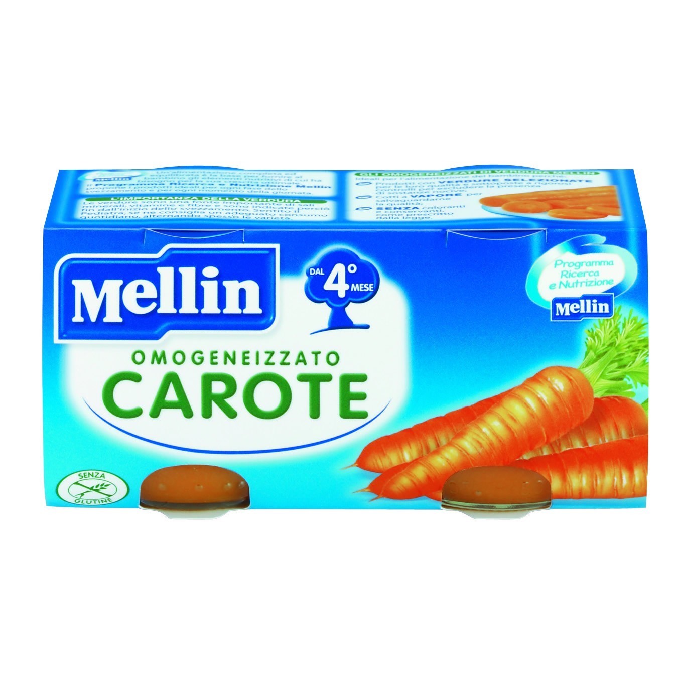 Mellin omog carota 2x80g